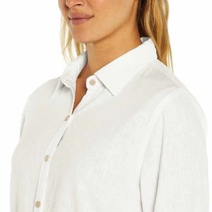 Orvis linen white shirt women’s XL